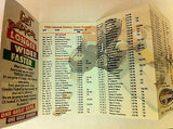 CFL 1996 POCKET SCHEDULE, GREY CUP, FOOTBALL, CANADIAN FOOTBALL LEAGUE