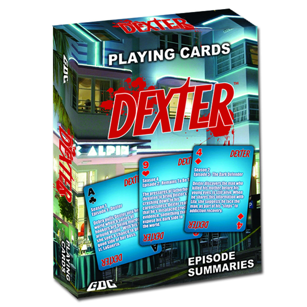 DEXTER PLAYING CARDS, EPISODE SUMMARIES DECK