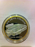 NFL 1996 SUPERBOWL XXX LIMITED EDITION SILVER/GOLD COIN , #136/1995