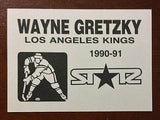 NHL WAYNE GRETZKY 1990-91 STAR, PROMO CARD (NO NUMBER), NM-MINT