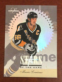 NHL MARIO LEMIEUX 1996 LEAF LIMITED STARS OF THE GAME CARD #4731/5000, NM-MINT