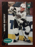 NHL WAYNE GRETZKY 1992-93 PARKHURST, 500 GOAL CLUB, CARD #429, NM-MINT