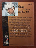 NHL WAYNE GRETZKY 1992-93 PARKHURST, 500 GOAL CLUB, CARD #429, NM-MINT