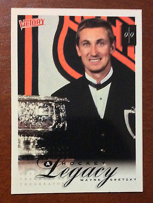 NHL WAYNE GRETZKY 1999-00 UPPER DECK VICTORY, HOCKEY LEGACY, CARD #419, NM-MINT