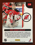 NHL MARTIN BRODEUR 2010-11 PANINI SCORE SEASON HIGHLIGHT CARD #8, NM-MINT