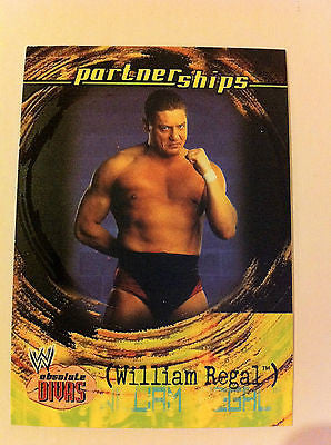 WWE WWF ABSOLUTE DIVAS PARTNERSHIPS WILLIAM REGAL NMT-MINT, FLEER 2002