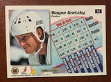 NHL WAYNE GRETZKY 1995-96 PINNACLE SUMMIT, CARD #24, GOLD FOIL, NM-MINT