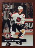 NHL WAYNE GRETZKY 1991-92 PRO SET, ALL-STAR GAME, CARD #285, NM-MINT