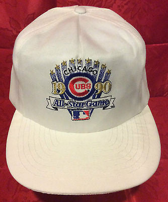 MLB 1990 ALL-STAR GAME ADJUSTABLE HAT, CHICAGO CUBS, NEW, VINTAGE