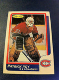 NHL PATRICK ROY ROOKIE CARD #53, OPC REPRINT, MONTREAL CANADIENS MINT