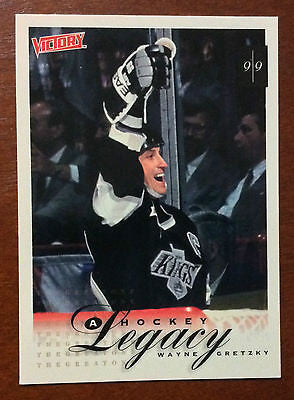 NHL WAYNE GRETZKY 1999-00 UPPER DECK VICTORY, HOCKEY LEGACY, CARD #417, NM-MINT