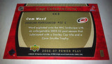 NHL CAM WARD 2006-07 UPPER DECK POWER PLAY STANLEY CUP CELEBRATIONS INSERT CARD #CC2