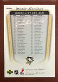 NHL MARIO LEMIEUX 2005-06 UPPER DECK MVP CHECKLIST CARD #444, NM-MINT
