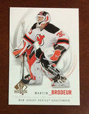 NHL MARTIN BRODEUR 2009-10 UPPER DECK SP AUTHENTIC CARD #30, NM-MINT