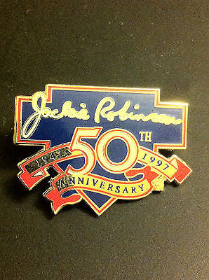 MLB JACKIE ROBINSON 50TH ANNIVERSARY LAPEL PIN, 1997