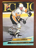 NHL MARIO LEMIEUX 1992-93 FLEER ULTRA CARD #165, NM-MINT
