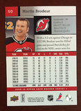 NHL MARTIN BRODEUR 2009-10 UPPER DECK SERIES 1 CARD #50, NM-MINT