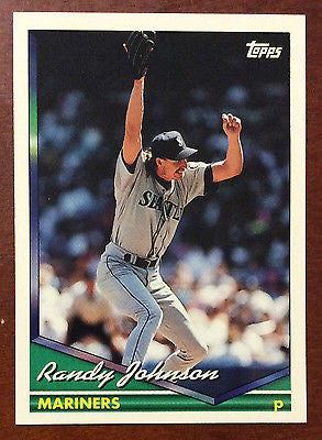 MLB RANDY JOHNSON TOPPS #290 BASEBALL CARD 1994 SEATTLE MARINERS NM-MINT