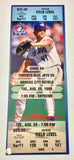 MLB ROGER CLEMENS 18K GAME, FULL TICKET, TORONTO BLUE JAYS, AUG 25,1998