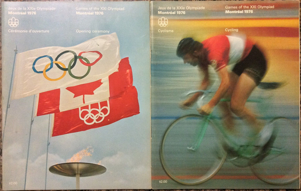 1976 MONTREAL SUMMER OLYMPICS, OFFIAL PROGRAMS/BOOKS, SET OF 23