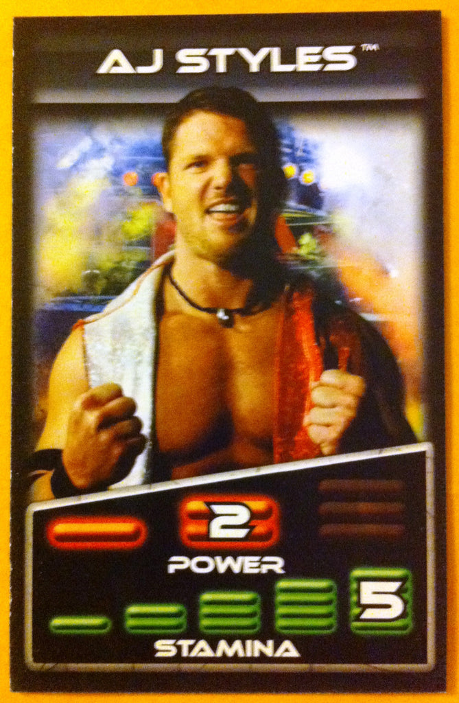TNA WRESTLING, AJ STYLES PROMO CARD, LOT OF 10 CARDS
