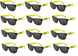 TORONTO CARIBBEAN CARNIVAL SUNGLASSES, 12-PACK (7 COLORS AVAILABLE)