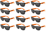 TORONTO CARIBBEAN CARNIVAL SUNGLASSES, 12-PACK (7 COLORS AVAILABLE)